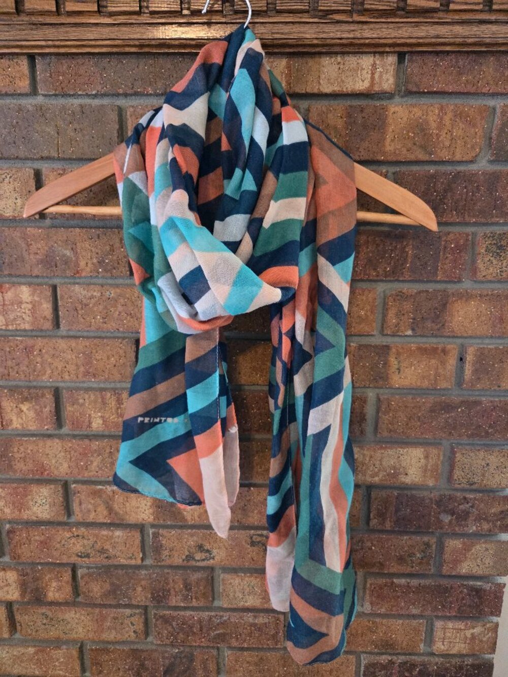 Multicolor Striped Scarf by Printed Village